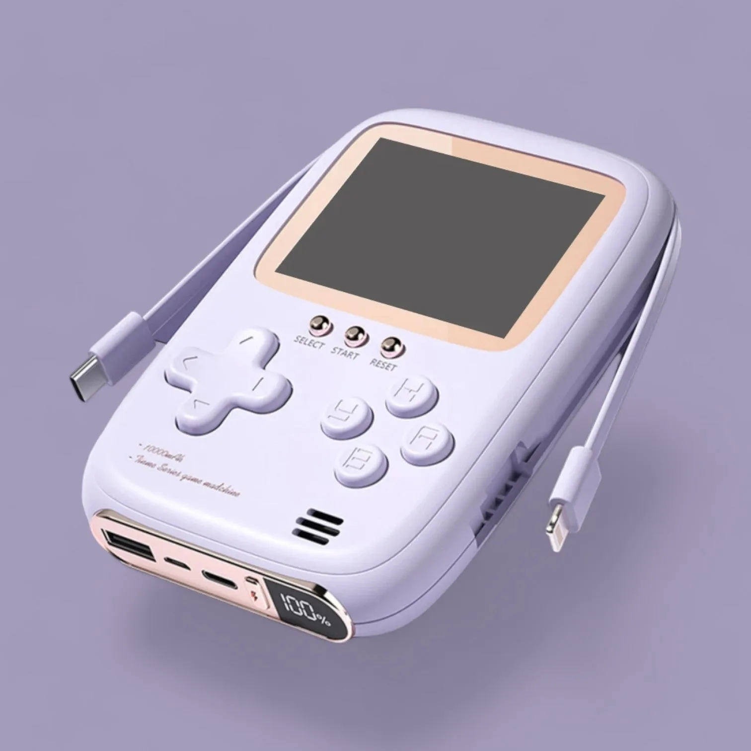PowerPlay Console Bank: 10,000mAh Power Bank & Retro Gaming Unit!