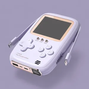 PowerPlay Console Bank: 10,000mAh Power Bank & Retro Gaming Unit!