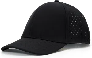 Quick-Dry Snapback Hats, 6-Panel Water-Resistant Mesh Baseball Caps for Men & Women, Golf, Running or Workouts