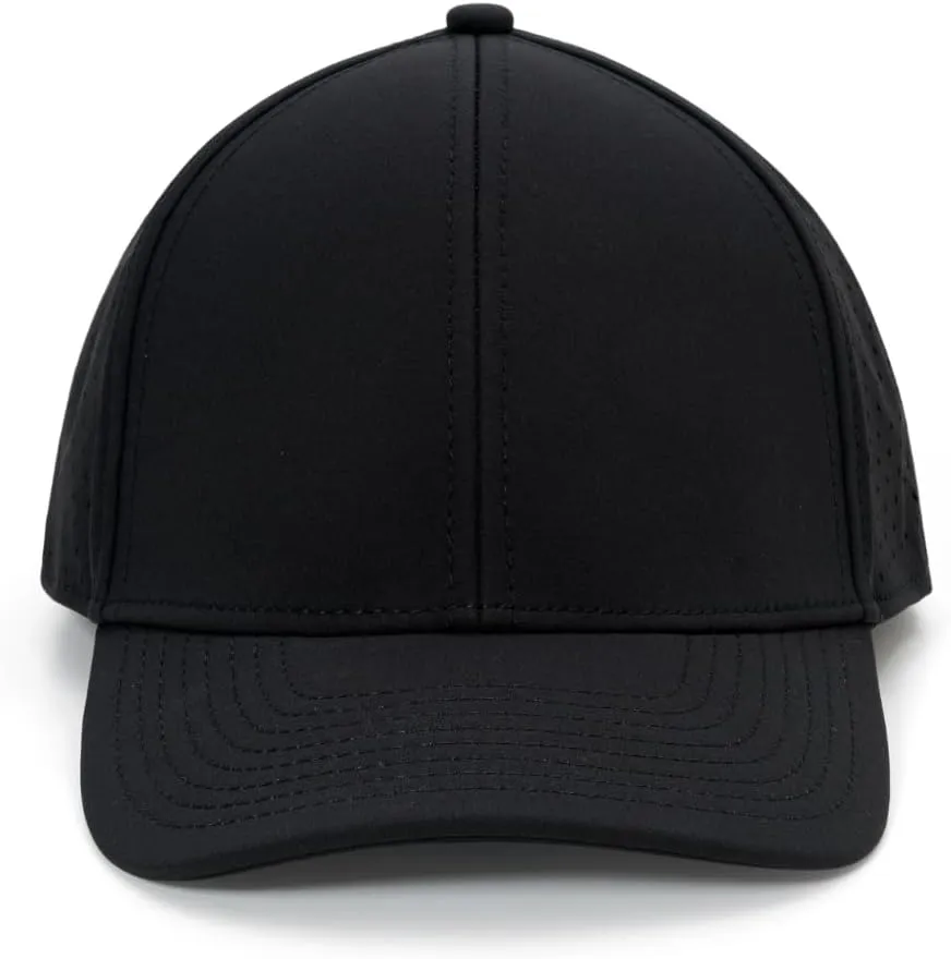 Quick-Dry Snapback Hats, 6-Panel Water-Resistant Mesh Baseball Caps for Men & Women, Golf, Running or Workouts