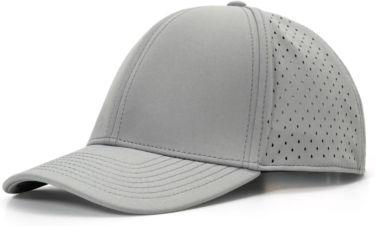 Quick-Dry Snapback Hats, 6-Panel Water-Resistant Mesh Baseball Caps for Men & Women, Golf, Running or Workouts
