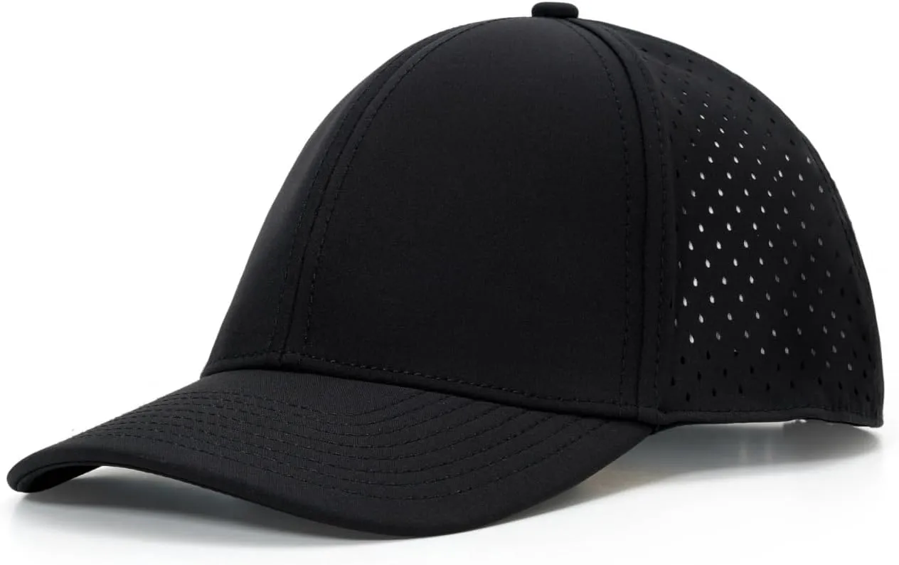 Quick-Dry Snapback Hats, 6-Panel Water-Resistant Mesh Baseball Caps for Men & Women, Golf, Running or Workouts
