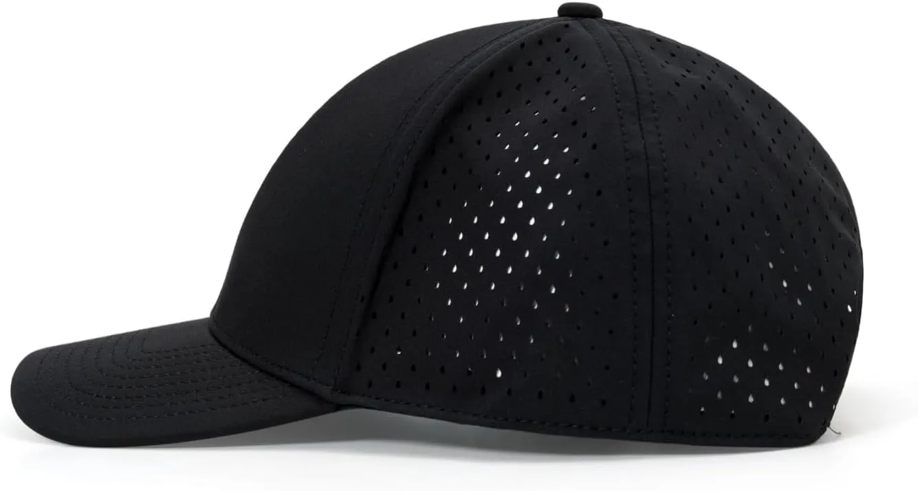 Quick-Dry Snapback Hats, 6-Panel Water-Resistant Mesh Baseball Caps for Men & Women, Golf, Running or Workouts