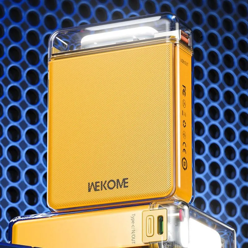 "See Through Me" 2-in-1 10000mAh 22.5W Fast Charging Power Bank With LED Light