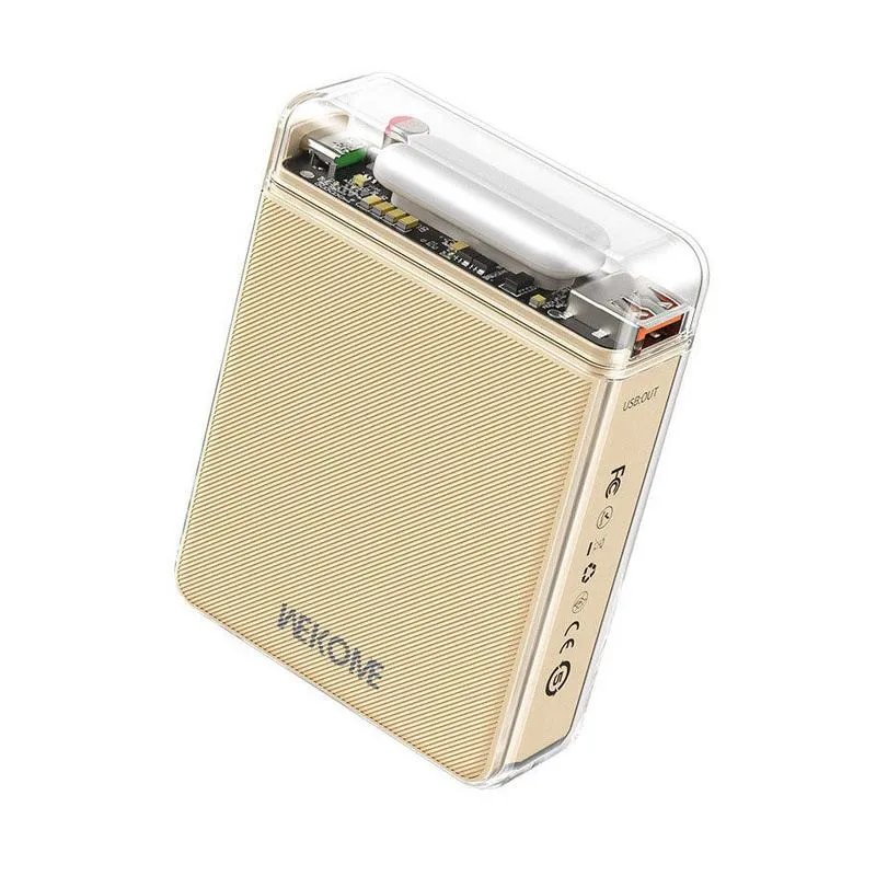 "See Through Me" 2-in-1 10000mAh 22.5W Fast Charging Power Bank With LED Light