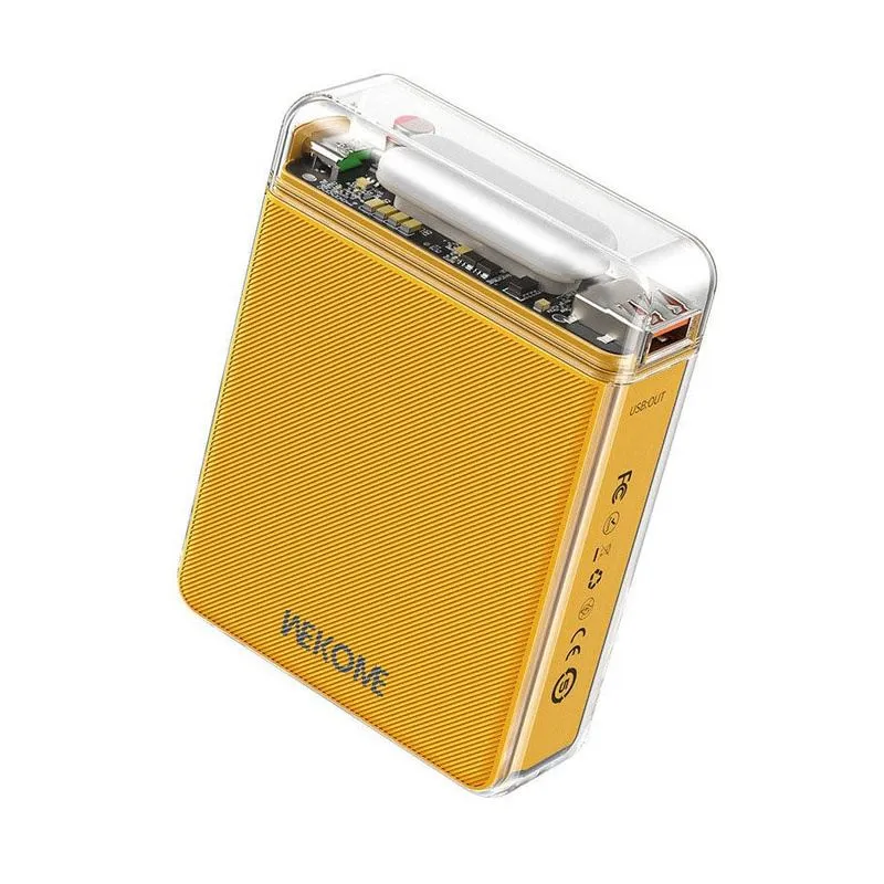 "See Through Me" 2-in-1 10000mAh 22.5W Fast Charging Power Bank With LED Light