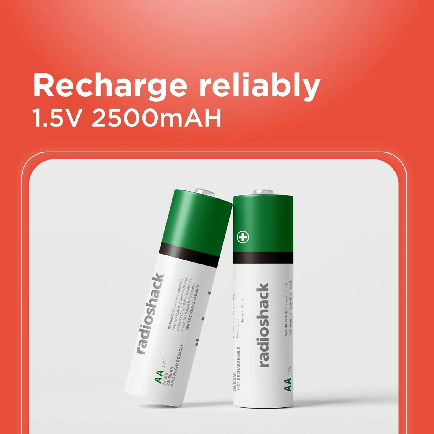 RadioShack Rechargeable Battery AA (4)