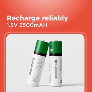 RadioShack Rechargeable Battery AA (4)