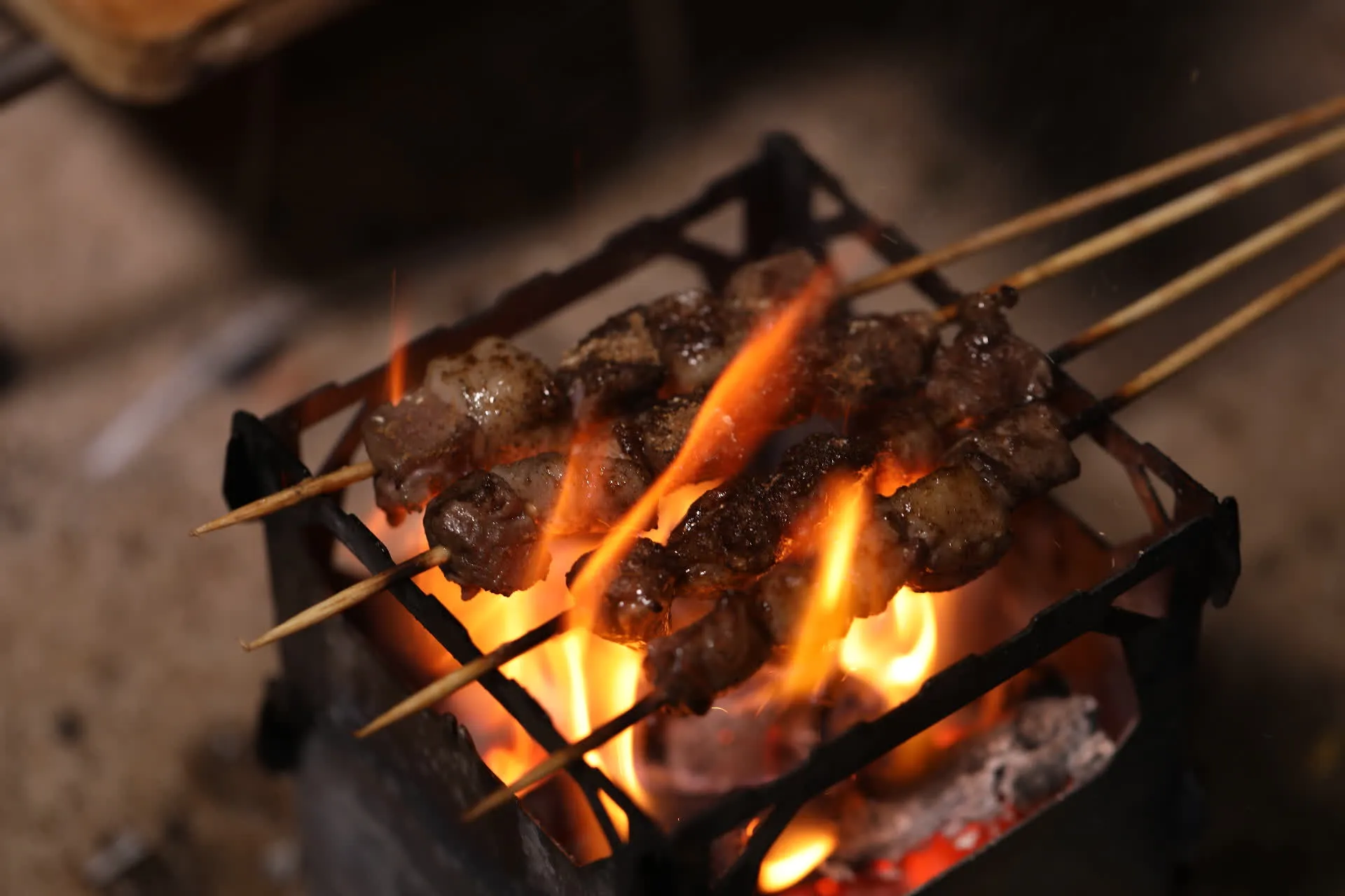Réchaud à Bois et Grill en Titane