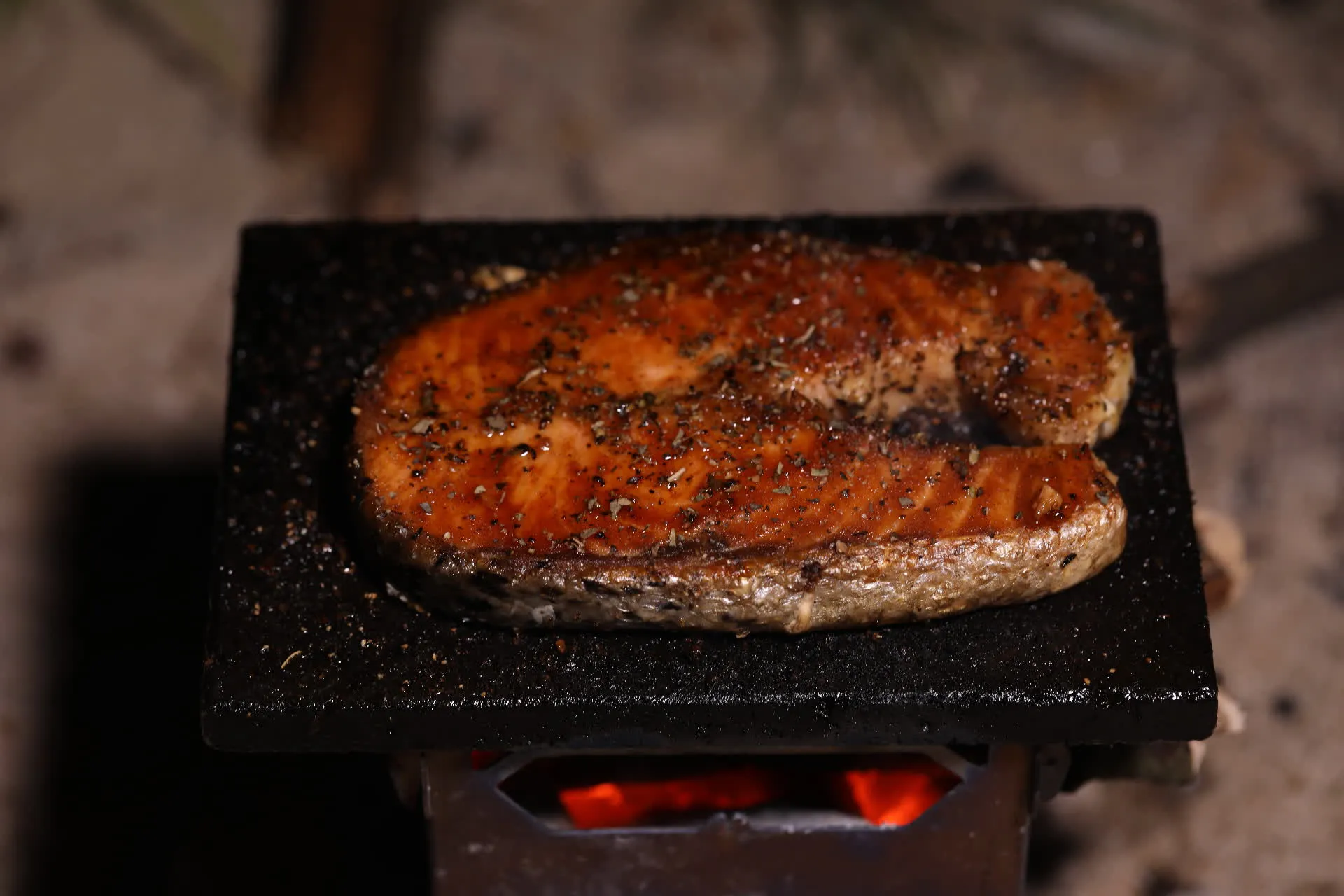 Réchaud à Bois et Grill en Titane
