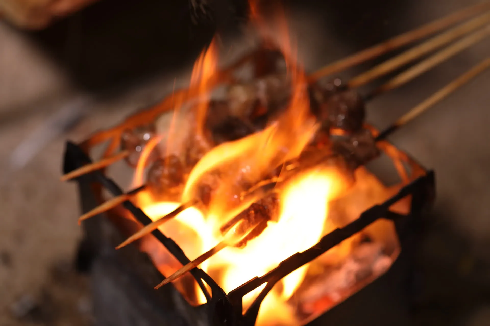 Réchaud à Bois et Grill en Titane
