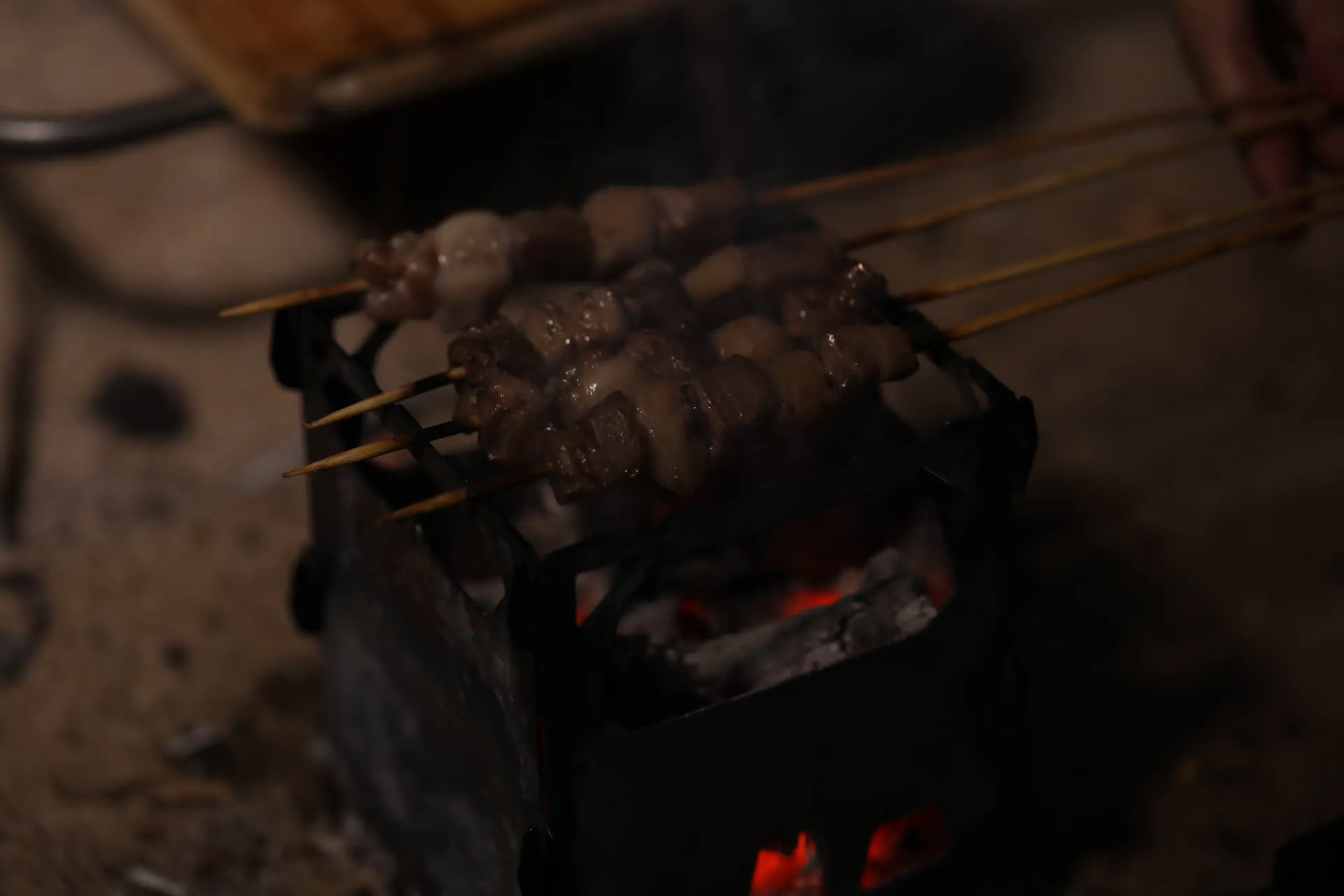 Réchaud à Bois et Grill en Titane