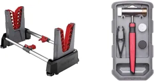 Real Avid Speed Stand | Collapsible Design, Adjustable 10" - 16" Stand for Cleaning & Maintenance & Hammer Set with Pin Alignment Tool for Gunsmithing, 4 in 1 Hammer Tool Set Includes