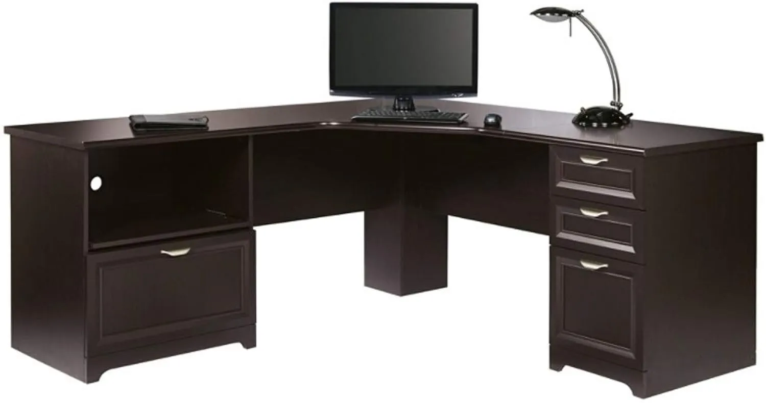 Realspace® Magellan Performance Collection L Desk, 30"H x 70 9/10"W x 23 1/5"D, Espresso