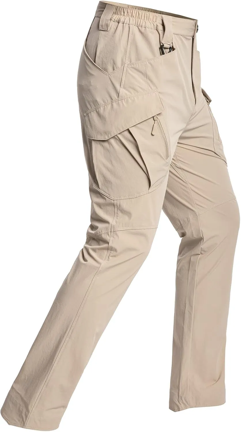 ReFire Gear Men's Quick Dry Tactical Pants Summer Lightweight Outdoor Hiking Cargo Trousers