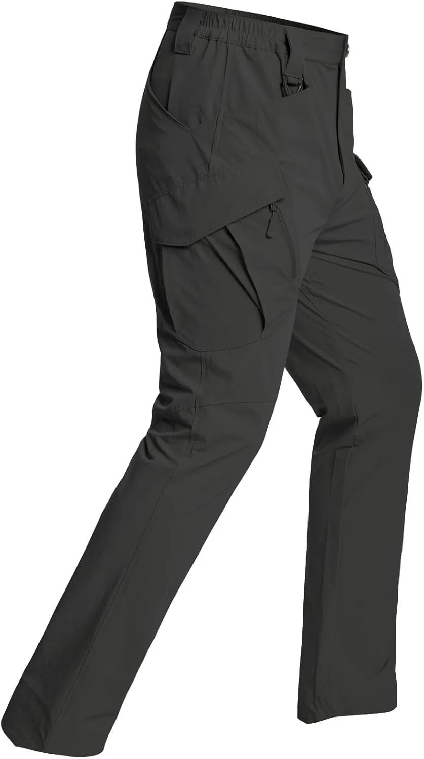 ReFire Gear Men's Quick Dry Tactical Pants Summer Lightweight Outdoor Hiking Cargo Trousers
