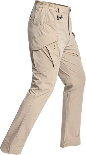ReFire Gear Men's Quick Dry Tactical Pants Summer Lightweight Outdoor Hiking Cargo Trousers