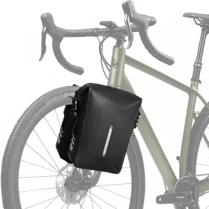 Reflective Front Fork Bag, Waterproof Quick Release Dry Bag, 6 L Capacity Nylon for Commuting and Outdoor Adventures, Easy Installation and Access