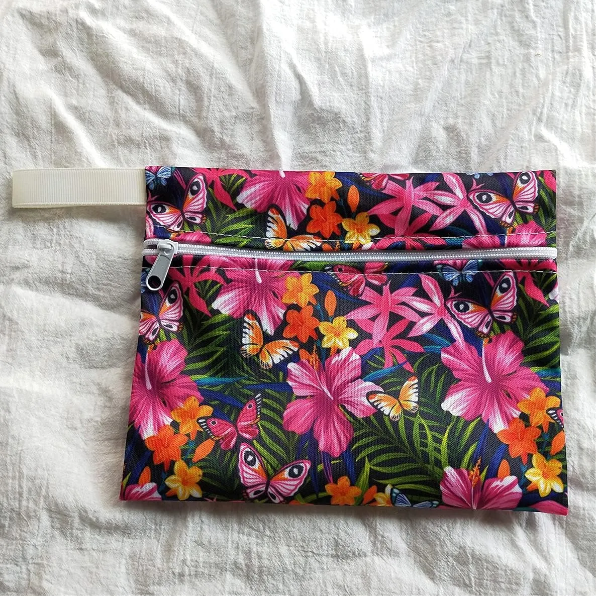 Regular Flow Women Daily Use Cloth Reusable Menstrual Pads Sets Including 1pc Mini Wet Bag and 6pcs Regular Flow Menstrual Mama Pads Cloth Sanitary Napkins