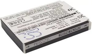 Replacement Battery Compatible with MINOX DC 4211, DC 5222, DC 6311, DC6011, Part Number: 02491-0015-00, 02491-0037-00, BATS4, NP-900 600mAh/3.7V