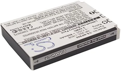 Replacement Battery Compatible with MINOX DC 4211, DC 5222, DC 6311, DC6011, Part Number: 02491-0015-00, 02491-0037-00, BATS4, NP-900 600mAh/3.7V