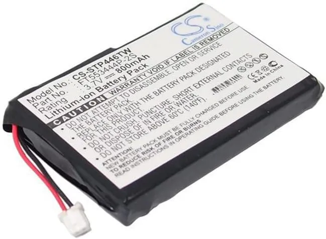 Replacement Battery Compatible with Stabo 20640, freecomm 600 Set, PMR 446, Part Number: FT553444P-2S 800mAh/3.7V