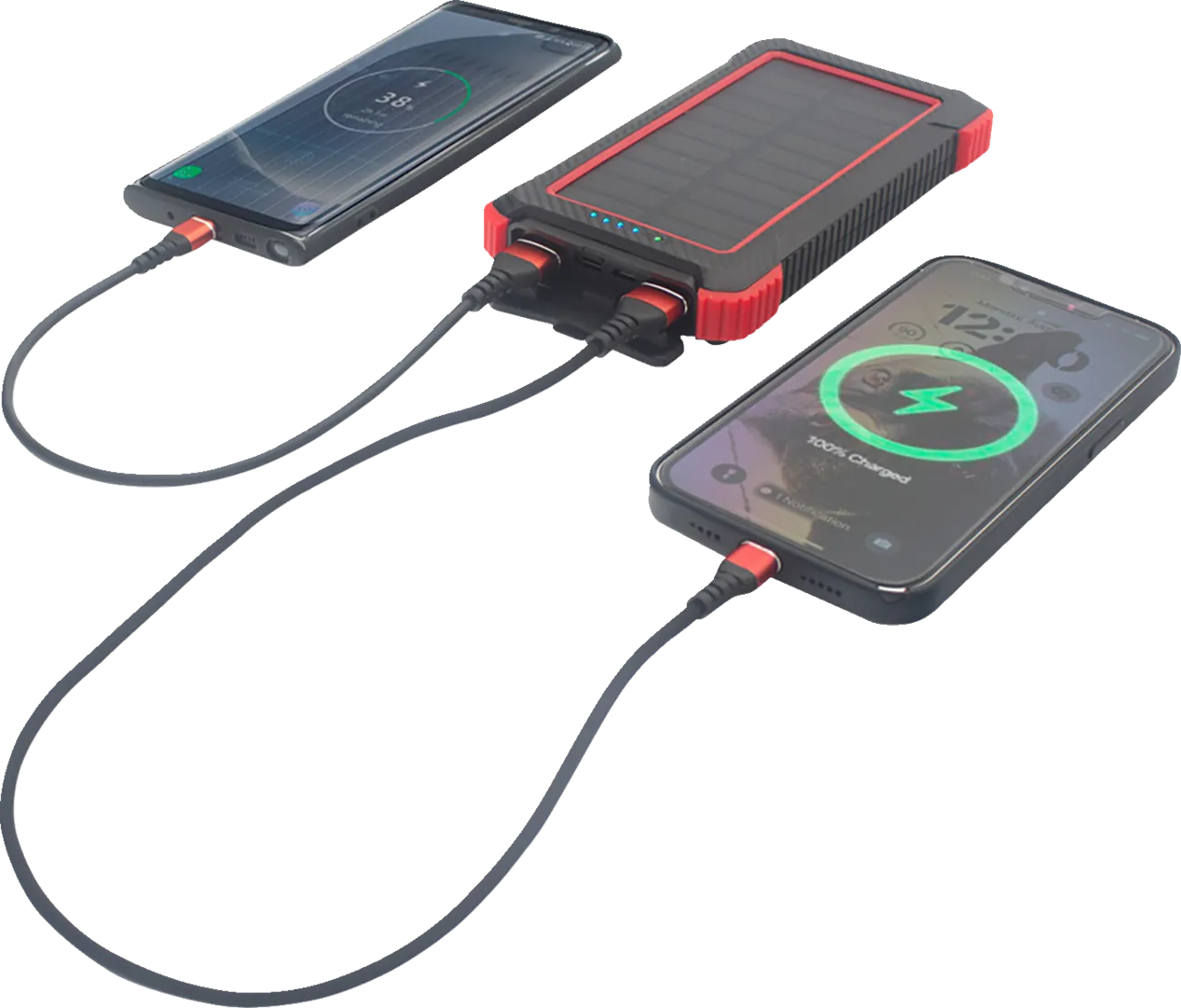 RidePower Wireless Solar Power Portable Bank