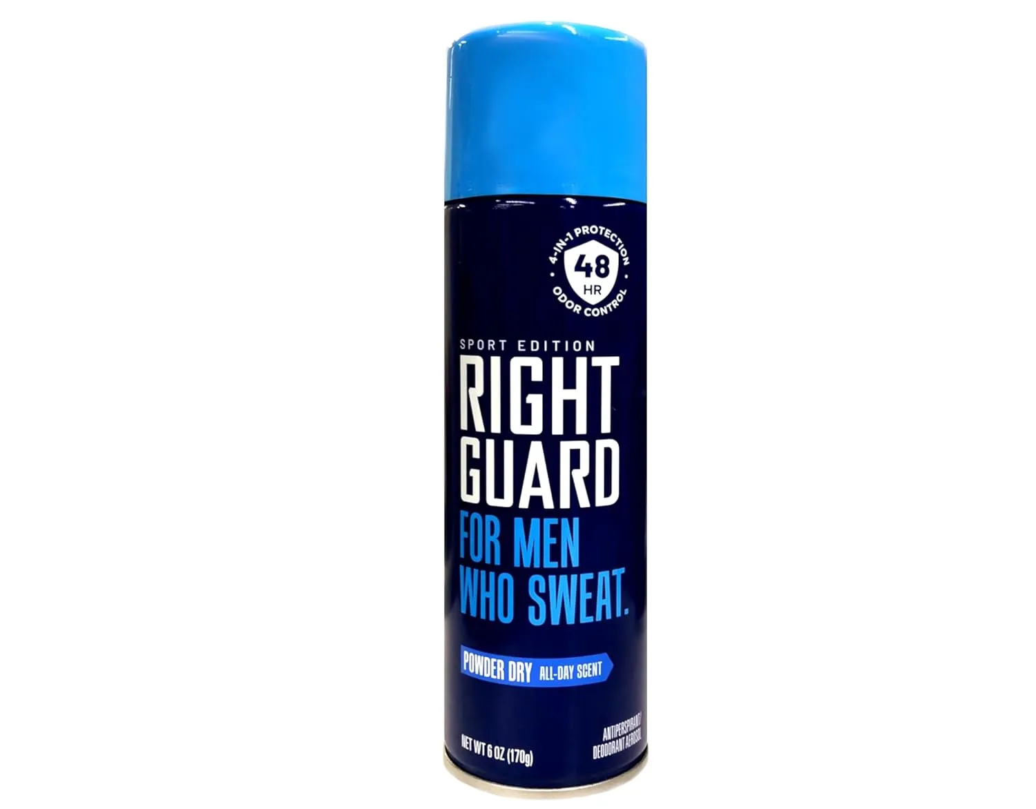 Right Guard Aerosol Sport Powder Dry Antiperspirant, 6 oz (Pack of 4)