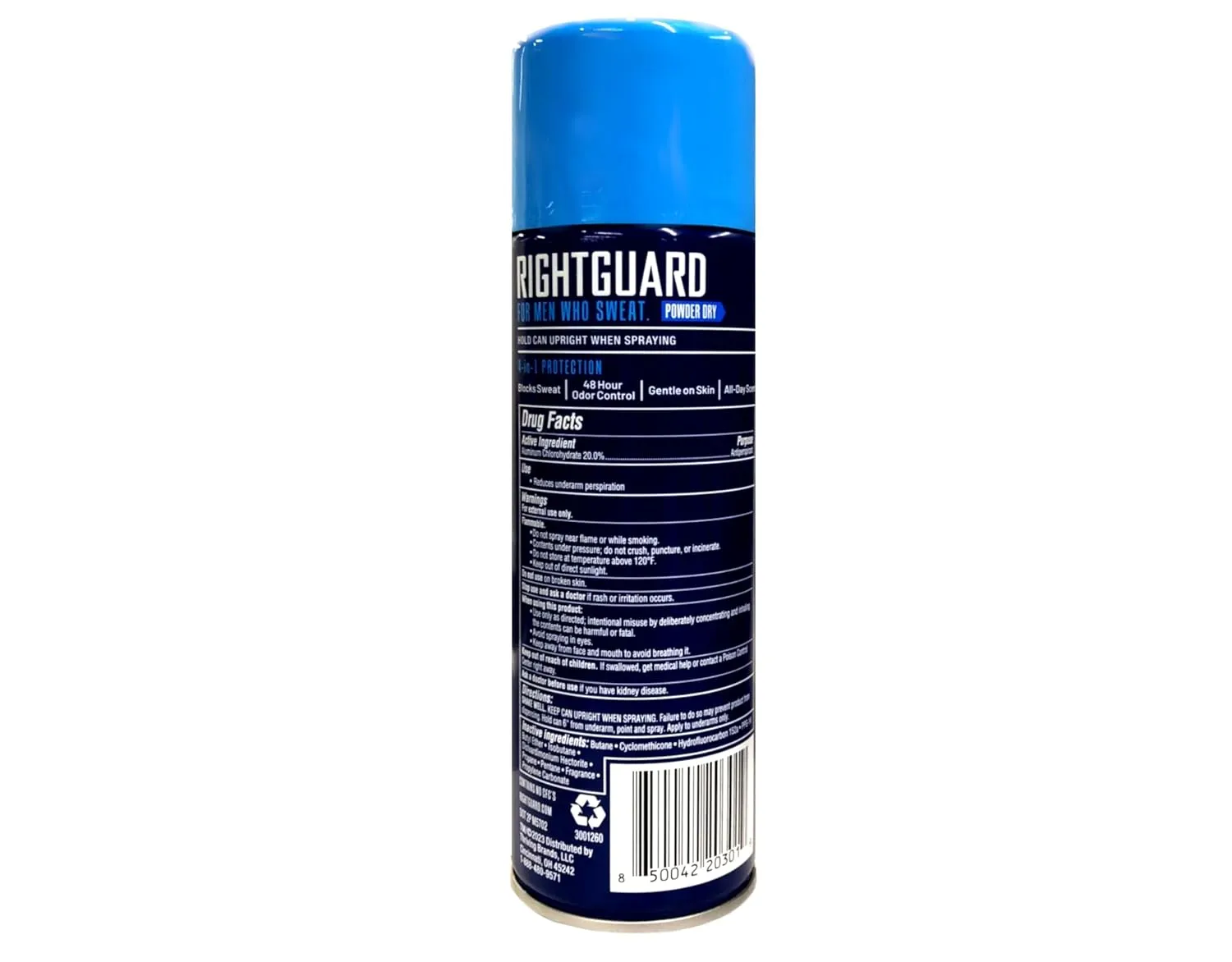Right Guard Aerosol Sport Powder Dry Antiperspirant, 6 oz (Pack of 4)