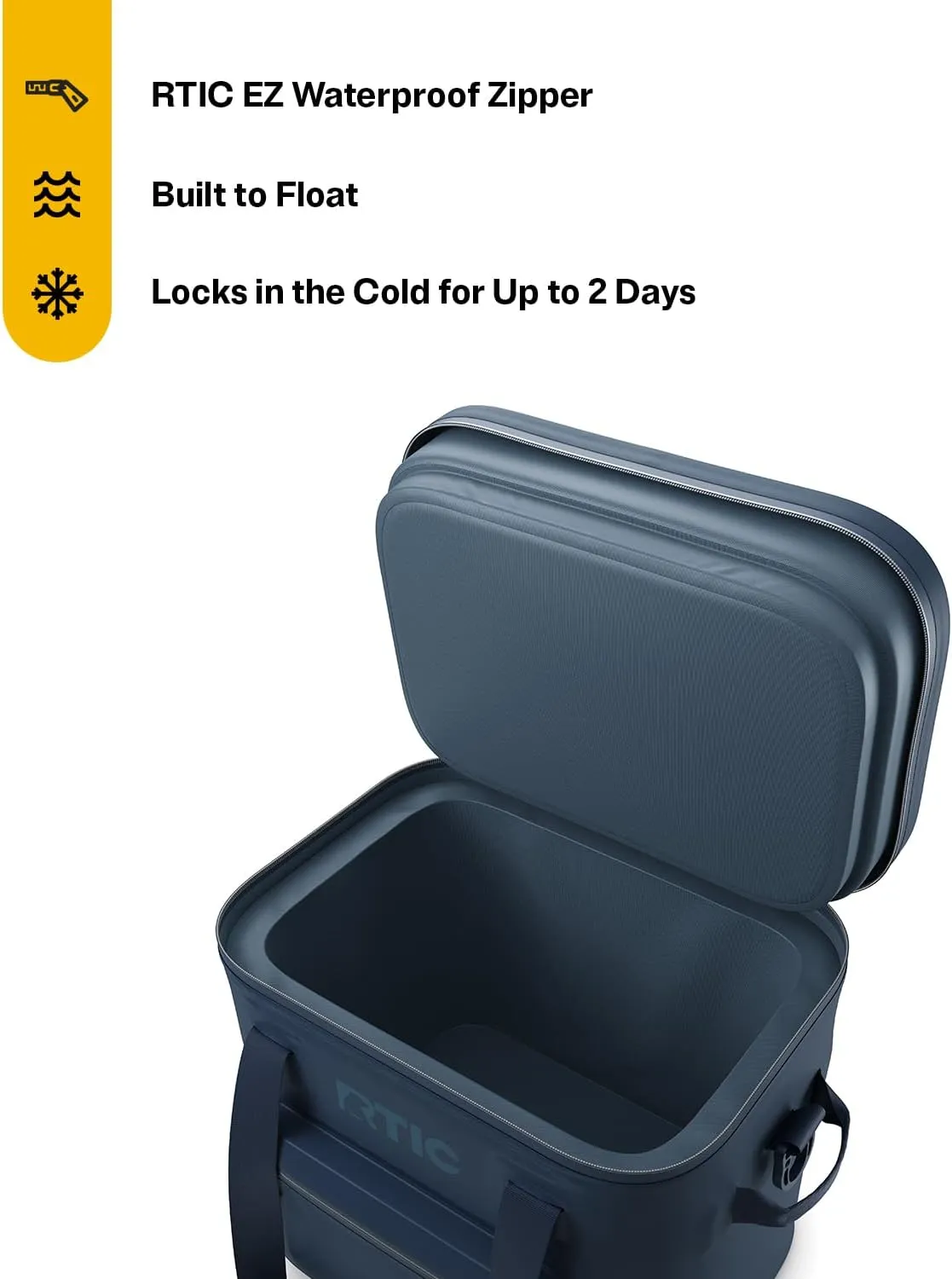 RTIC 30 Can Ultra-Tough Soft Cooler Pro, Insulated, Waterproof, Leak Proof, Portable Floating Bag for Beverage, Drink, Lunch, Outdoor, Beach, Car,Camping, Picnic, Fishing, Boat