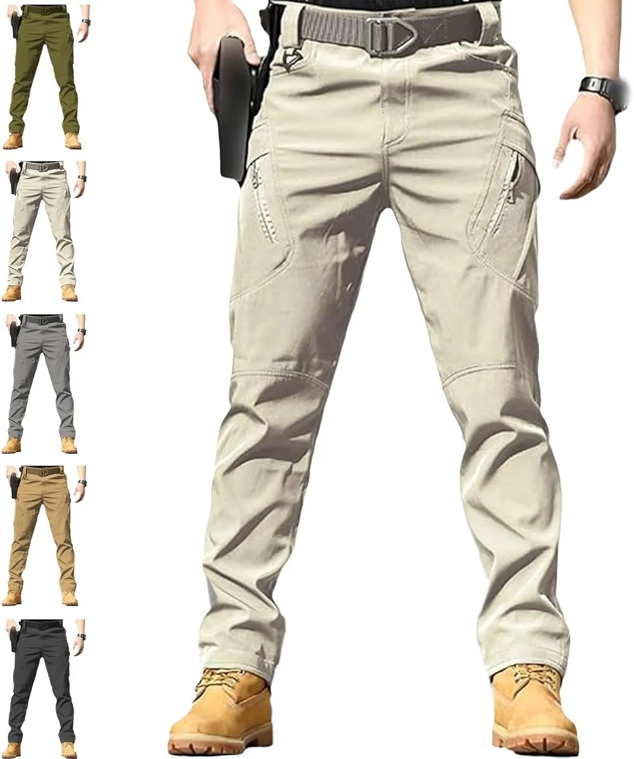 Rugstor Flexcamo - Tactical Waterproof Pants, Flexcamo Pants for Men,Lightweight Waterproof Quick Dry Tactical Pant