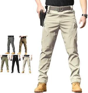 Rugstor Flexcamo - Tactical Waterproof Pants, Men’s Rugstor Flex Lightweight Waterproof Quick Dry Tactical Pants