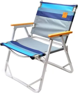 RUVOO Camping Chair Folding Chairs Lawn Chairs Outdoor Ultra-Light Aluminum Alloy Folding Leisure Chair Camping Barbecue Canvas Portable Recliner Folding Chair Camp Chair Moon Chair