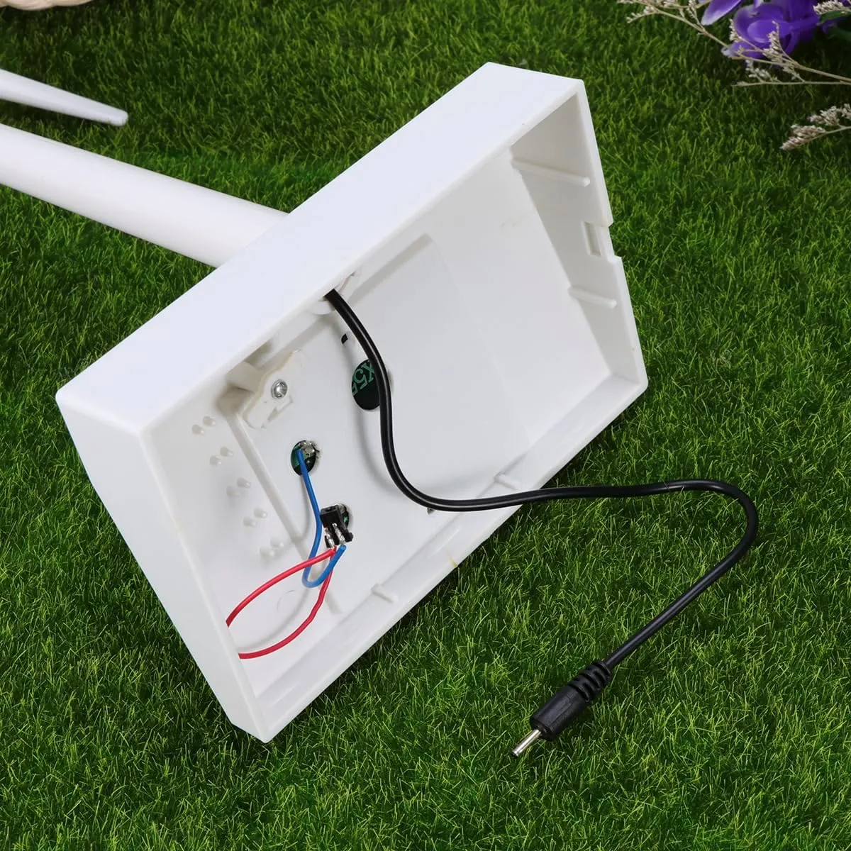 SAFIGLE 3pcs Solar Windmill Experiment：26cm Solar Powered Wind Turbine Model - Mini DIY Windmill Toy for Kids, Educational Abs Plastic Desktop Decor in White Wind Turbine Generator