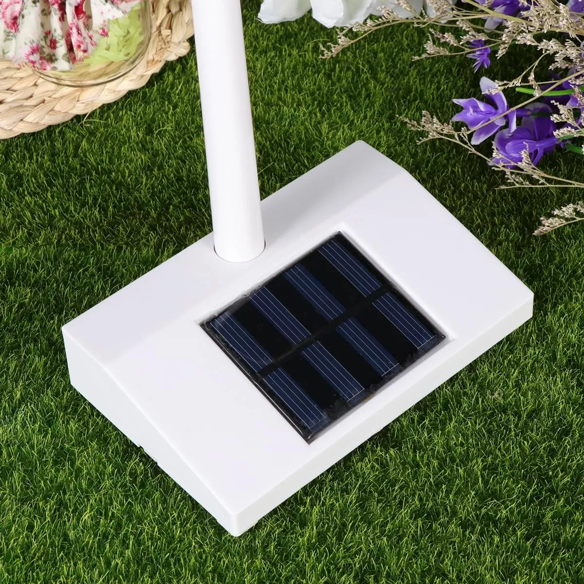 SAFIGLE 3pcs Solar Windmill Experiment：26cm Solar Powered Wind Turbine Model - Mini DIY Windmill Toy for Kids, Educational Abs Plastic Desktop Decor in White Wind Turbine Generator