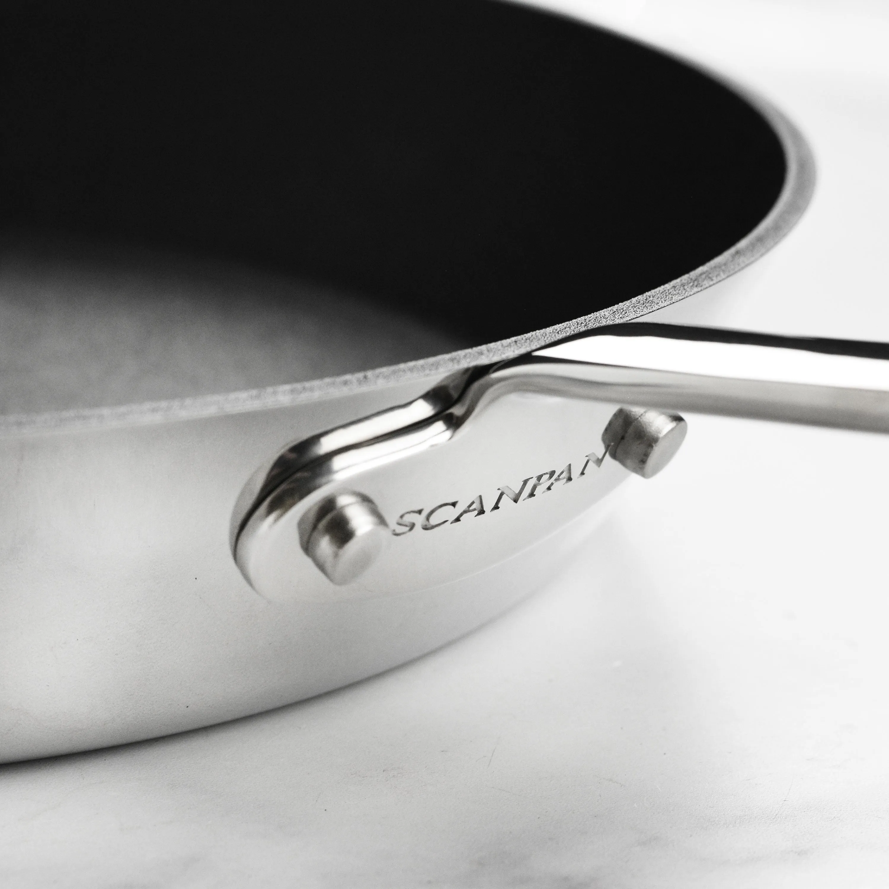 Scanpan Maitre D' Nonstick Stainless Steel 9.5 & 11" Fry Pan Set