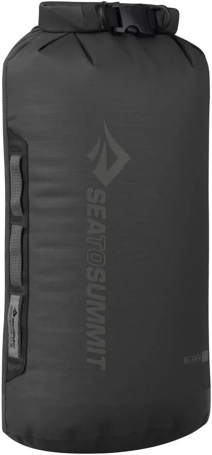 Sea to Summit Big River Dry Bag, Heavy-Duty Dry Storage, 13 Liter, Jet Black