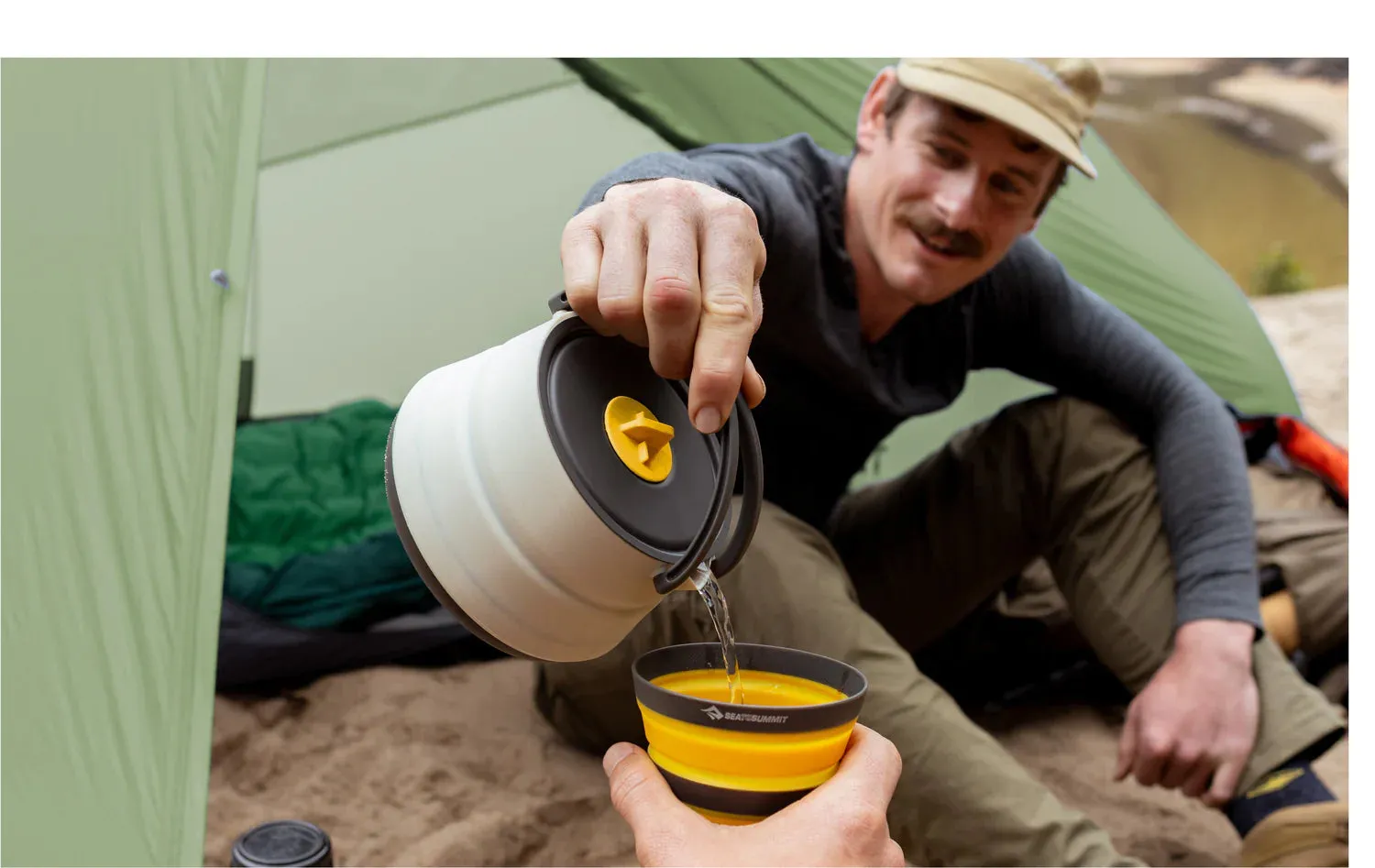 Sea To Summit Frontier Ultralight Collapsible Kettle 3 Piece Cook Set