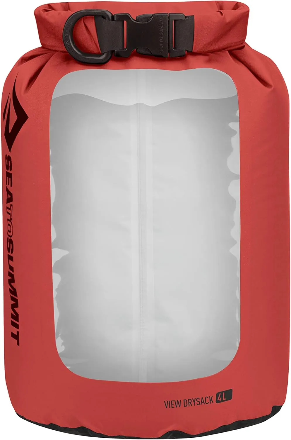 Sea to Summit View Dry Sack, See-Thru Dry Bag, 4 Liter, Red