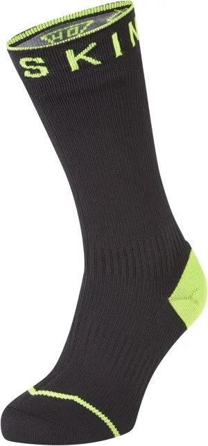 SEALSKINZ Women's Briston Waterproof All Weather Mid Length Sock with Hydrostop
