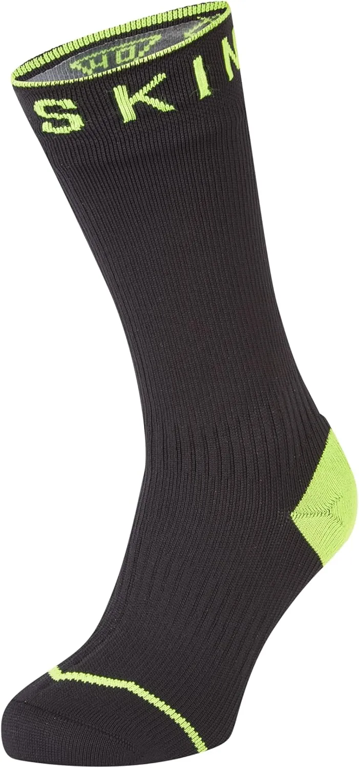 SEALSKINZ Women's Briston Waterproof All Weather Mid Length Sock with Hydrostop