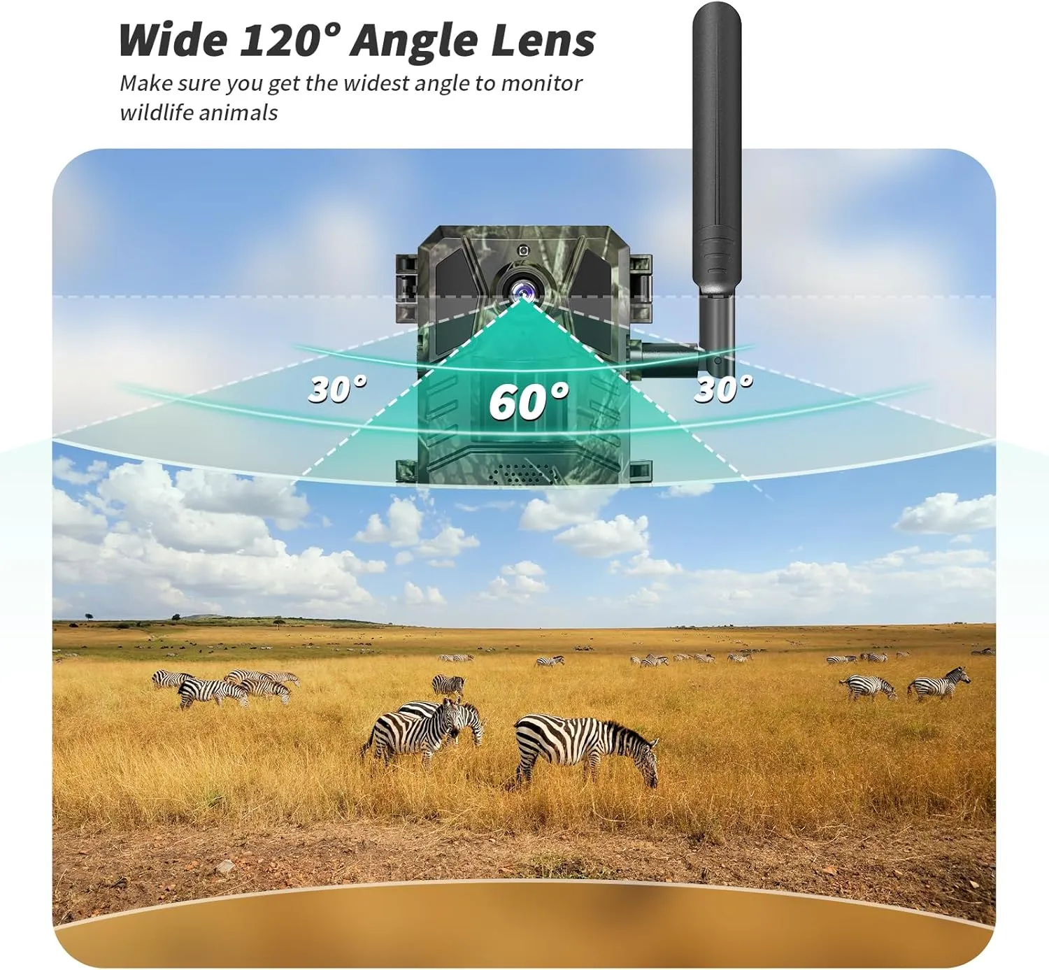 SEHMUA Cellular Trail Cameras Built-in 4G LTE SIM Card with 32GB, Live Streaming 3rd Generation Solar Trail Cam 0.2s Trigger Time No Wi-Fi IP66 Waterproof for Wildlife