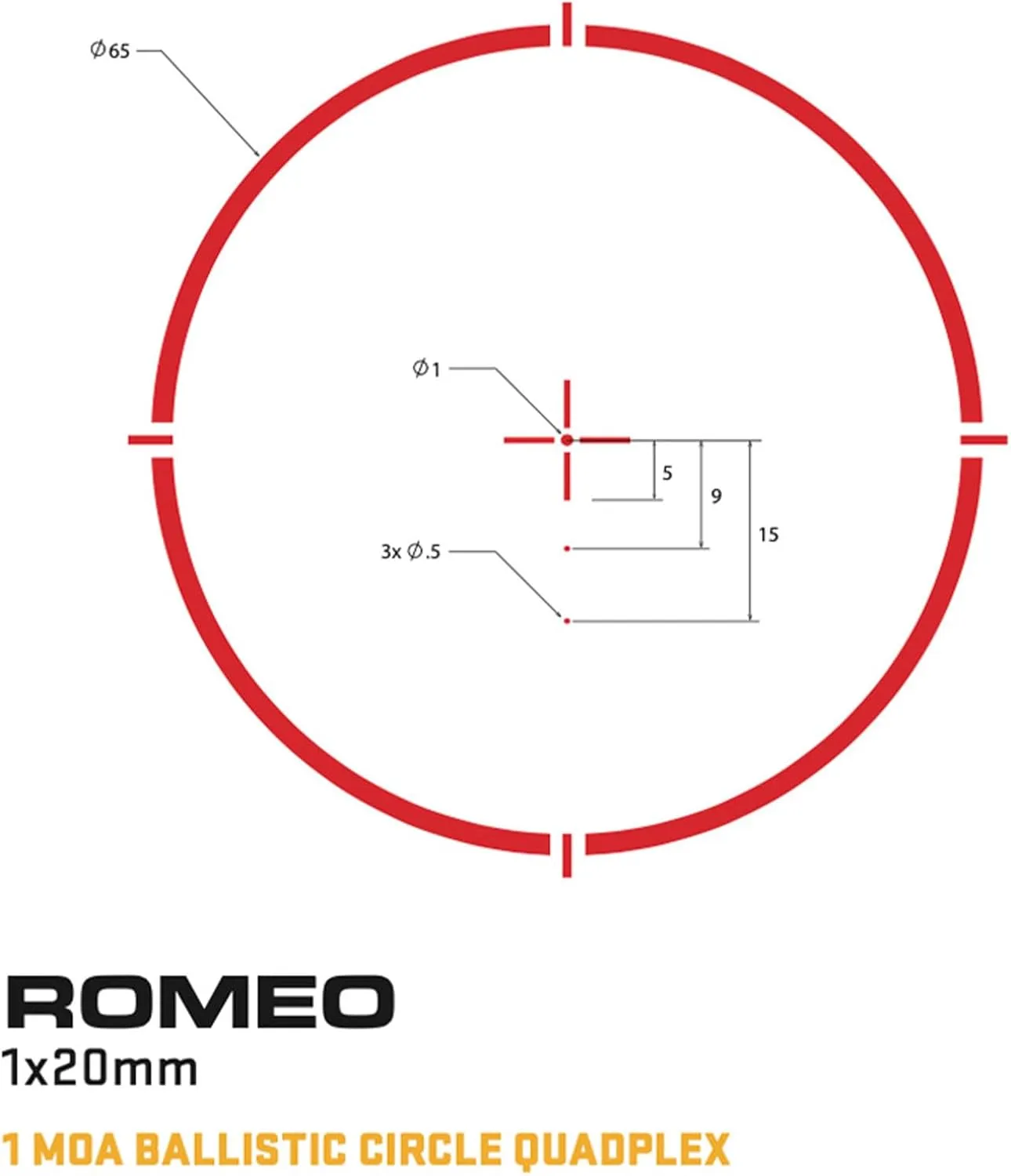 Sig Sauer ROMEO4S 1x 20 mm Tactical Solar Powered Shooting Targeting Waterproof Closed Red Dot Sight