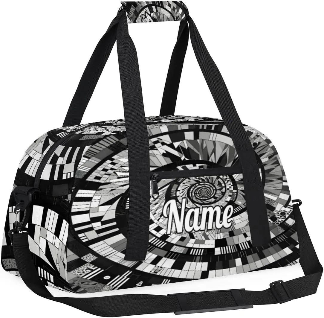 Singer Album Custom Sports Gym Bag Personalized Dance Bag Teens Travel Weekender Overnight Carry On Bag Boys Girls Waterproof