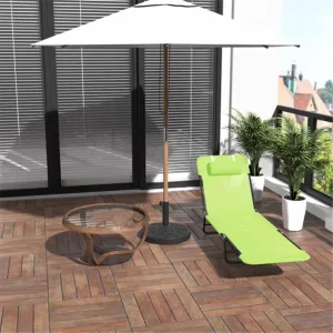 Single Beach Chair Outdoor Leisure Chair Folding Chair Camping Chair Reclining Chair Outdoor Scenery Chair, Suitable for Outdoor Camping