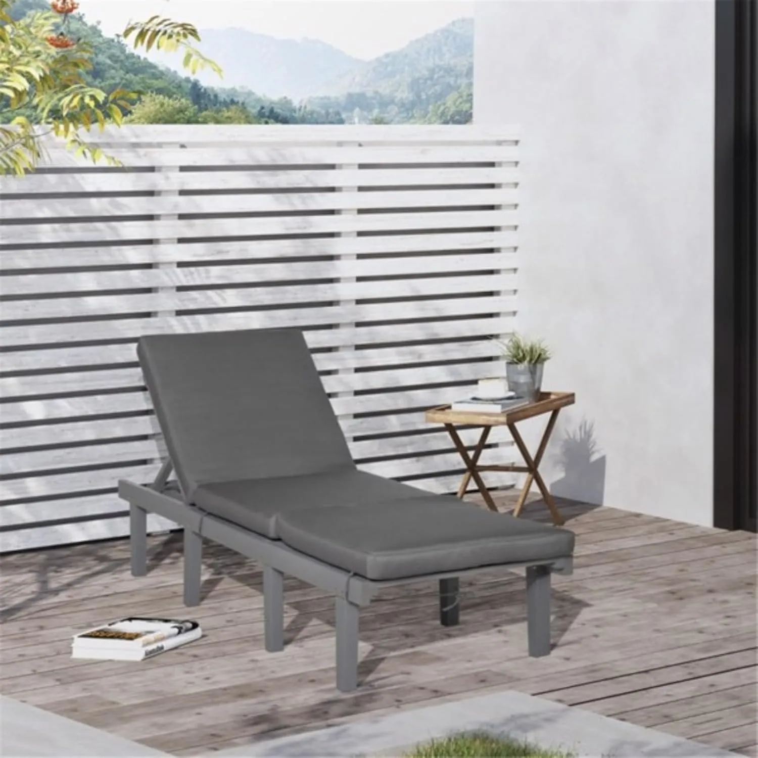 Single Beach Chair Outdoor Leisure Chair Folding Chair Camping Chair Reclining Chair Outdoor Scenery Chair, Suitable for Outdoor Camping