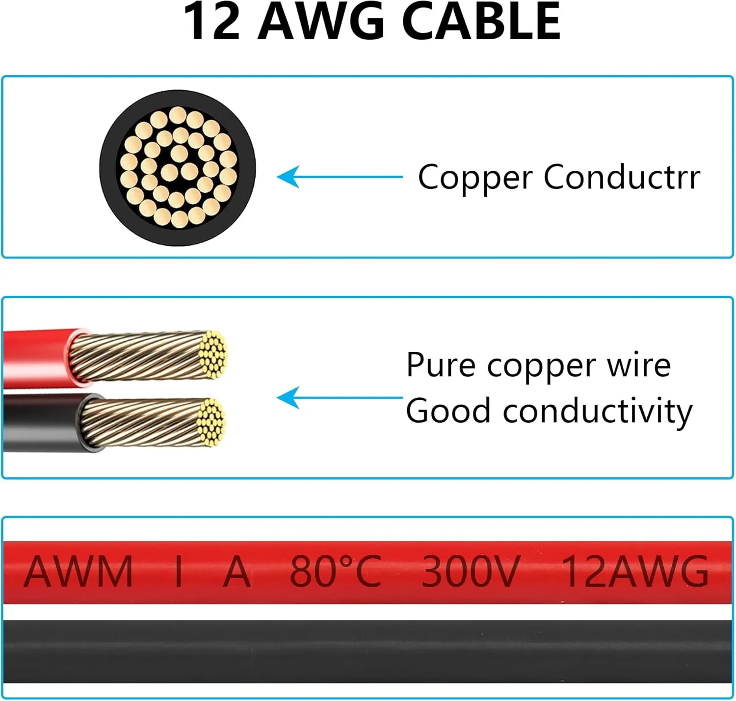 SinLoon XT60 to O Ring Terminal Cable 12AWG 59inch XT60H Female to O-Ring Connector Cord for RC Aircraft Toy Cars Lipo Battery FPV Racing Drone (1.5M/5Ft-F)