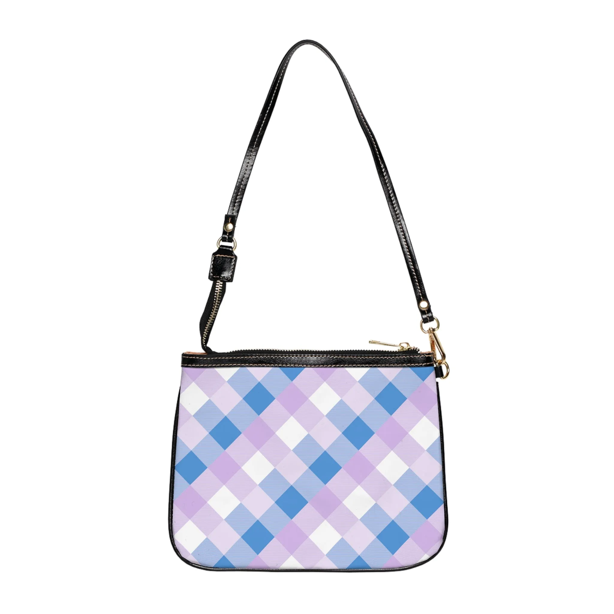 Small Shoulder Bag - Pastel Plaid