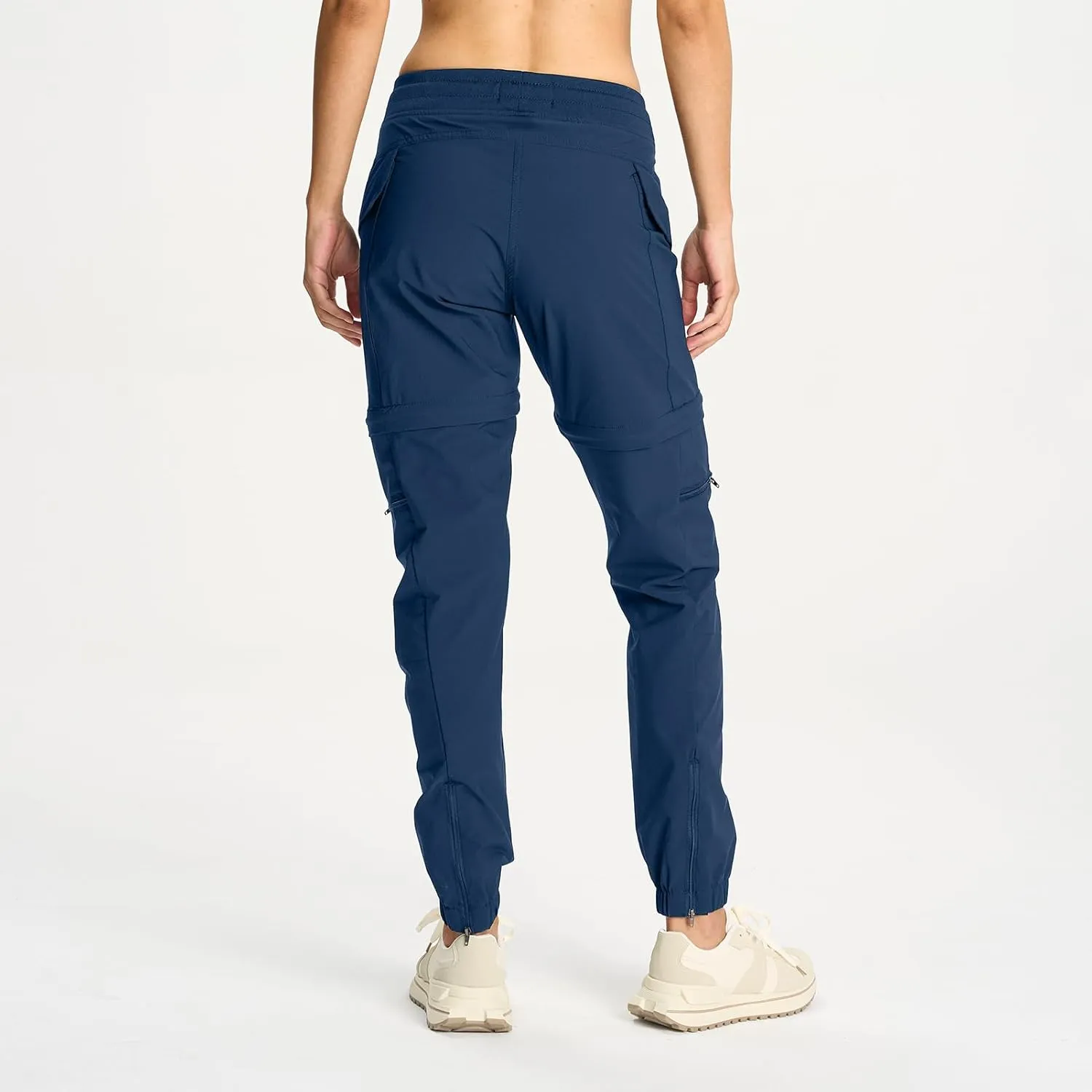 smawell Women's Hiking Pants Convertible Lightweight Zip-Off Outdoor Pants Quick Dry Joggers with Pocket