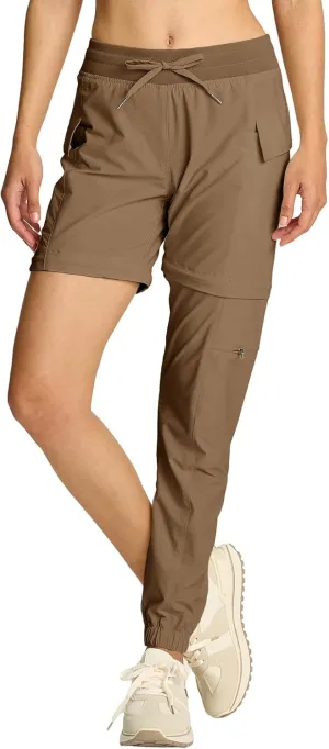 smawell Women's Hiking Pants Convertible Lightweight Zip-Off Outdoor Pants Quick Dry Joggers with Pocket